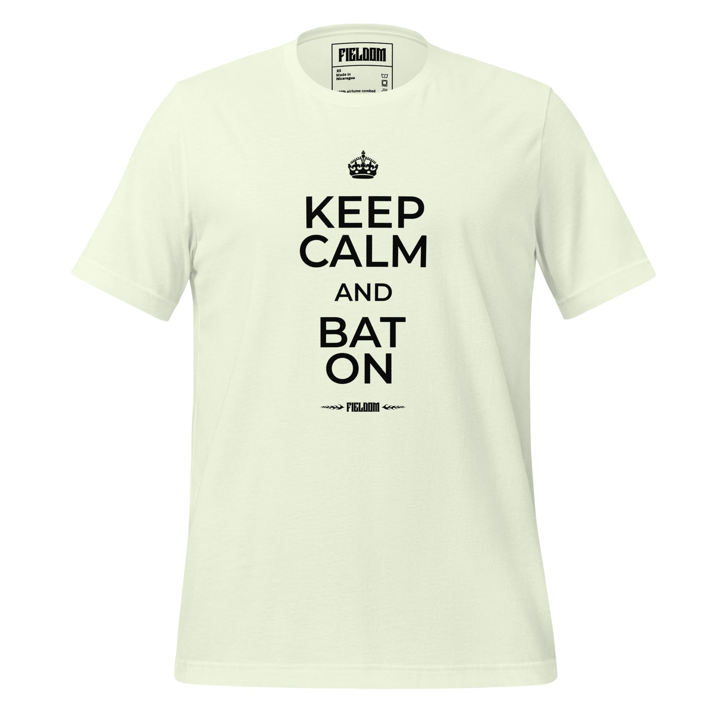 Keep calm and bat on- Light Shades